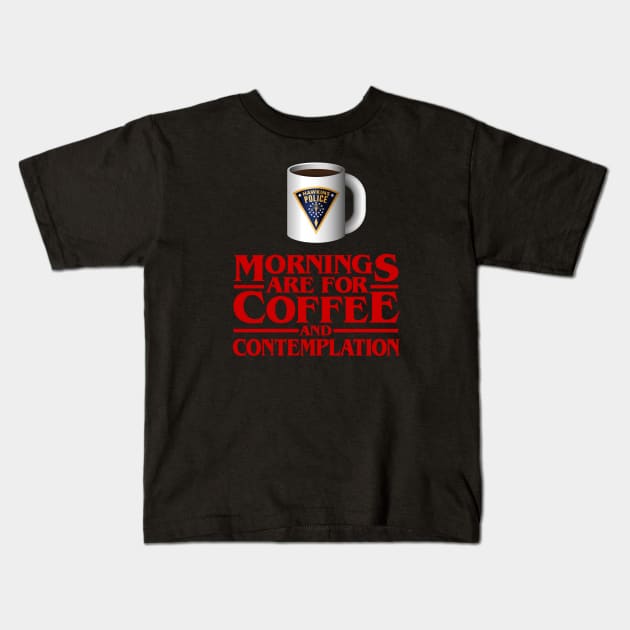 Stranger Things Coffee Mug Kids T-Shirt by designedbygeeks